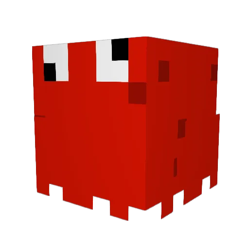 _Flexi Minecraft avatar head, 3D render
