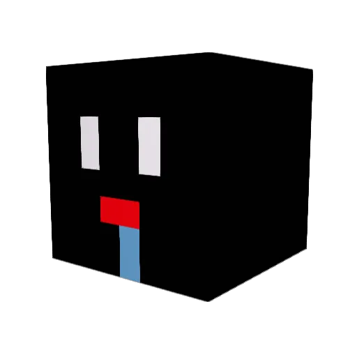 _Flu_x Minecraft avatar head, 3D render