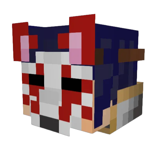 _Fnord_ Minecraft avatar head, 3D render