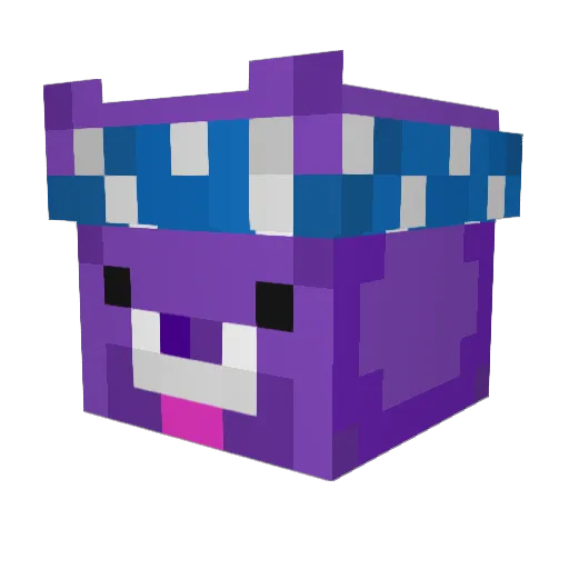 _ForTy Minecraft avatar head, 3D render