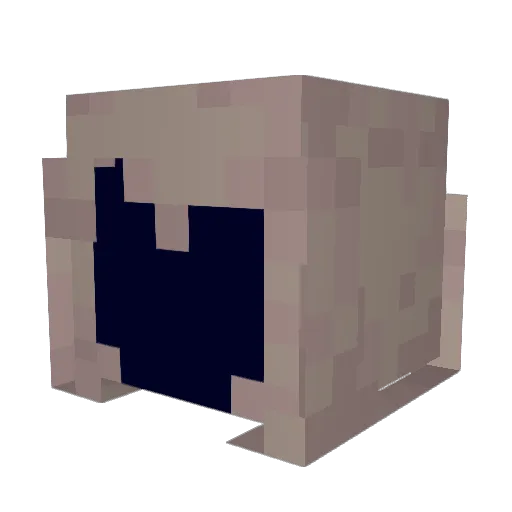 _Forfy_ Minecraft avatar head, 3D render
