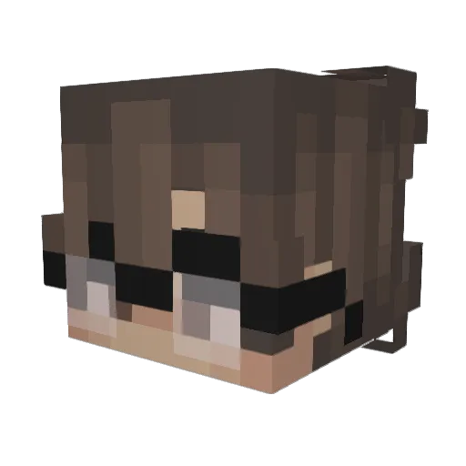 _Foriks Minecraft avatar head, 3D render