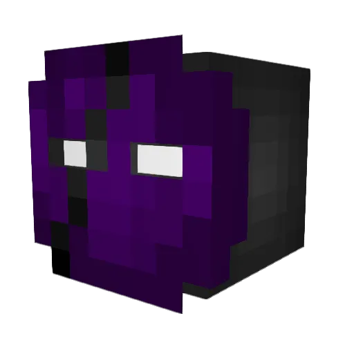 _FouZz Minecraft avatar head, 3D render