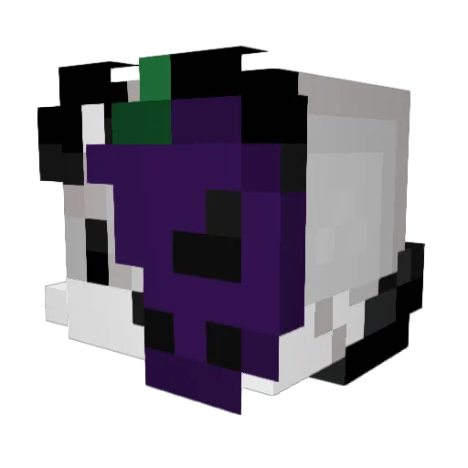 _Foxguy Minecraft avatar head, 3D render