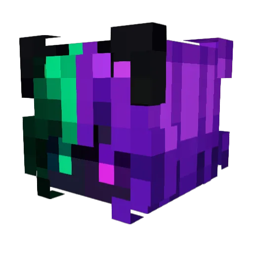 _FoxyGameTV_ Minecraft avatar head, 3D render