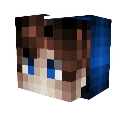 _Fr3cZo_ Minecraft avatar head, 3D render