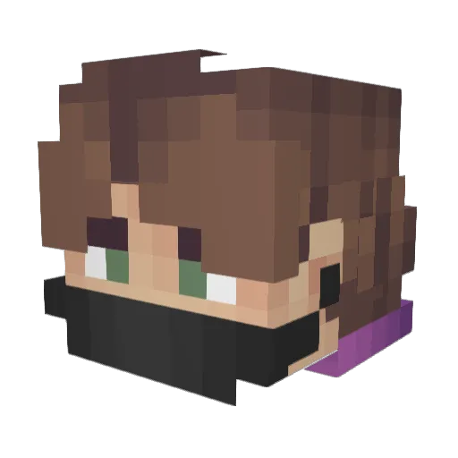 _Frayz_YT_ Minecraft avatar head, 3D render