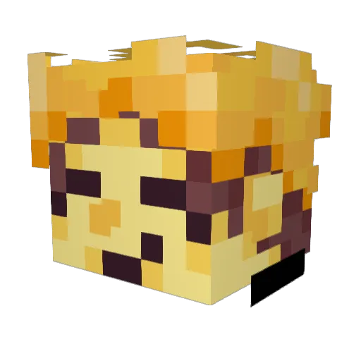 _Frend4Evar_ Minecraft avatar head, 3D render