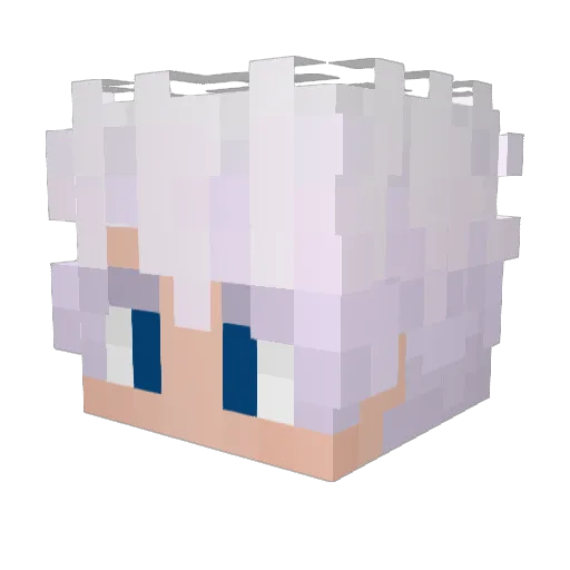 _Frion Minecraft avatar head, 3D render
