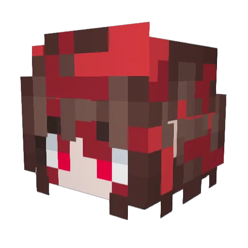 _Frisk2010_ Minecraft avatar head, 3D render