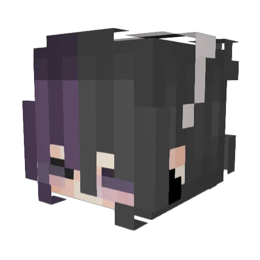 _Froggoo_ Minecraft avatar head, 3D render