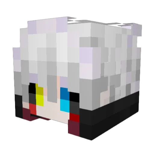 _Froggz Minecraft avatar head, 3D render