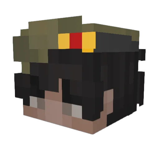 _Fromago_ Minecraft avatar head, 3D render