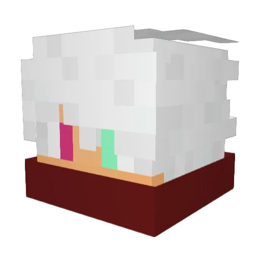 _Frozy_PvP Minecraft avatar head, 3D render