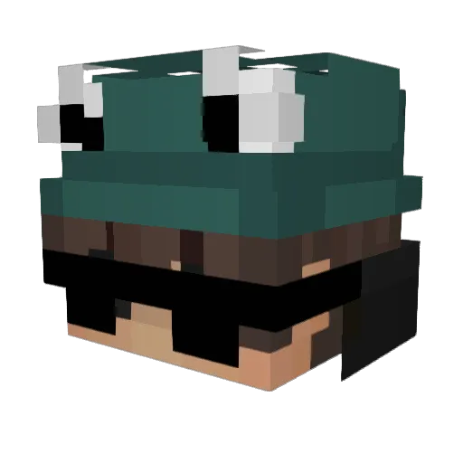 _Frugosek Minecraft avatar head, 3D render