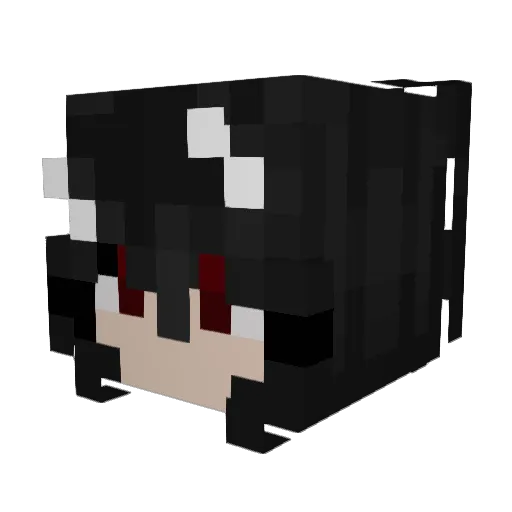 _Fuchscraft_ Minecraft avatar head, 3D render