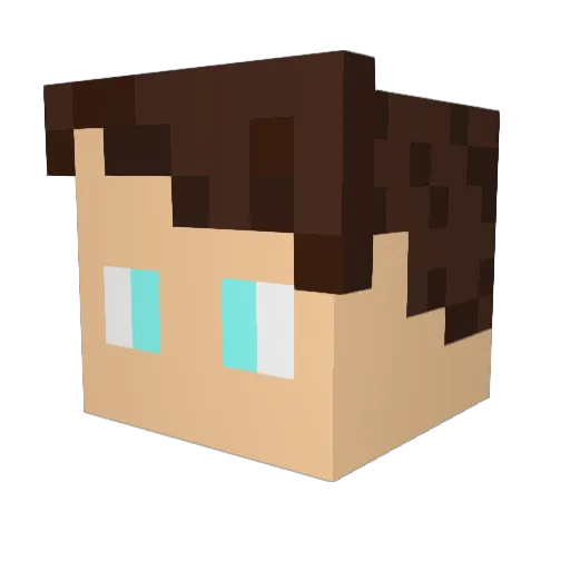 _FuerstFelix Minecraft avatar head, 3D render