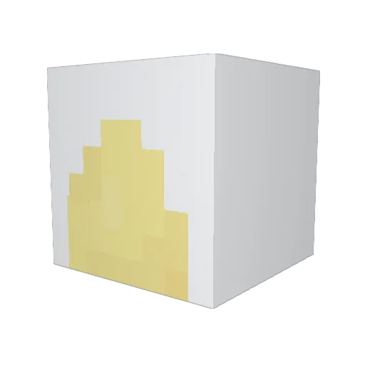 _Fujiyoshida_ Minecraft avatar head, 3D render