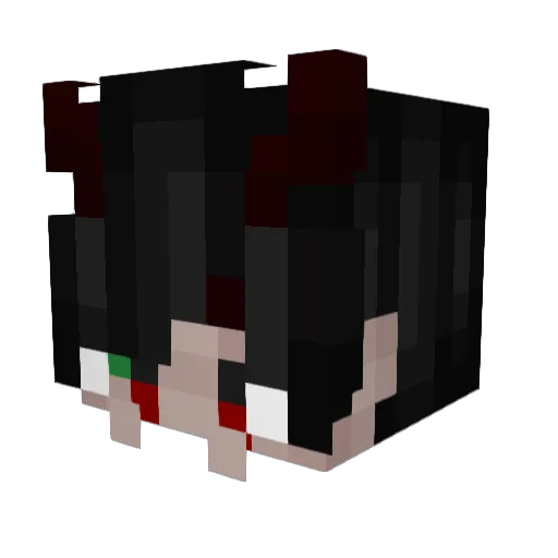 _FulT_ Minecraft avatar head, 3D render