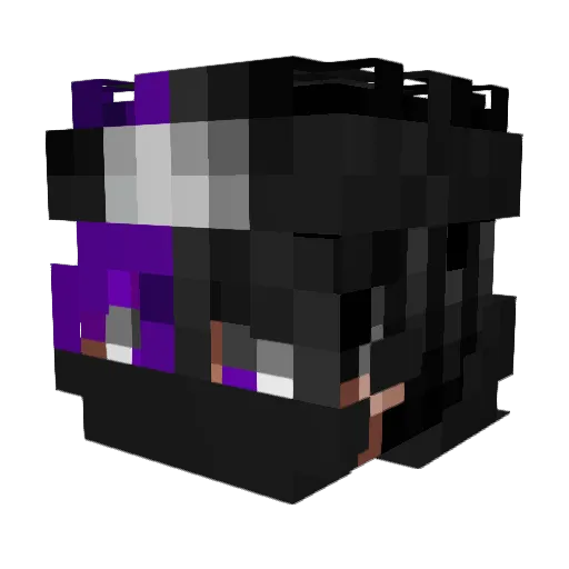 _Funny1337 Minecraft avatar head, 3D render