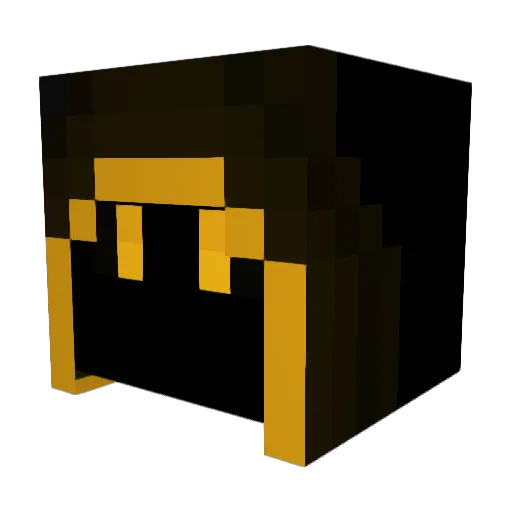 _G1N0_ Minecraft avatar head, 3D render