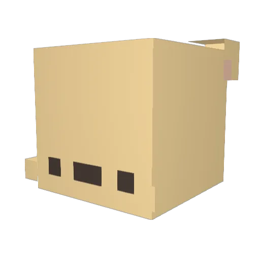 _GX Minecraft avatar head, 3D render