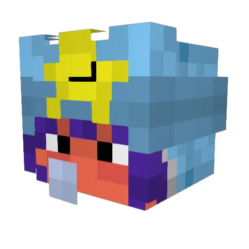 _GYUTH_ Minecraft avatar head, 3D render