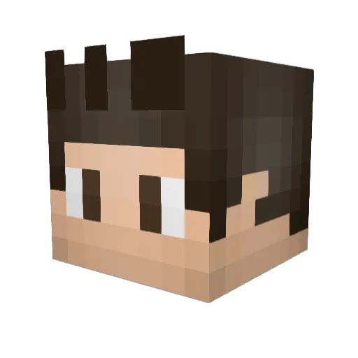_GaaBriieL_ Minecraft avatar head, 3D render