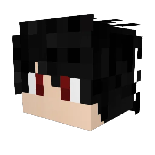 _Gaabrieel Minecraft avatar head, 3D render