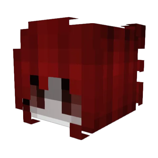 _Gaara_ Minecraft avatar head, 3D render