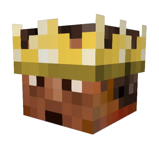 _Galen_ Minecraft avatar head, 3D render