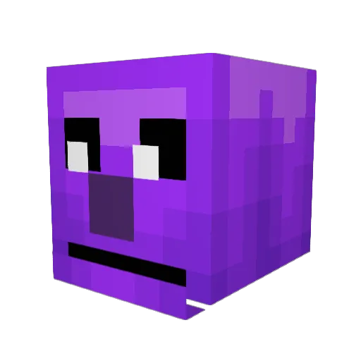 _Galox_ Minecraft avatar head, 3D render
