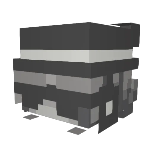 _GambleMania_ Minecraft avatar head, 3D render