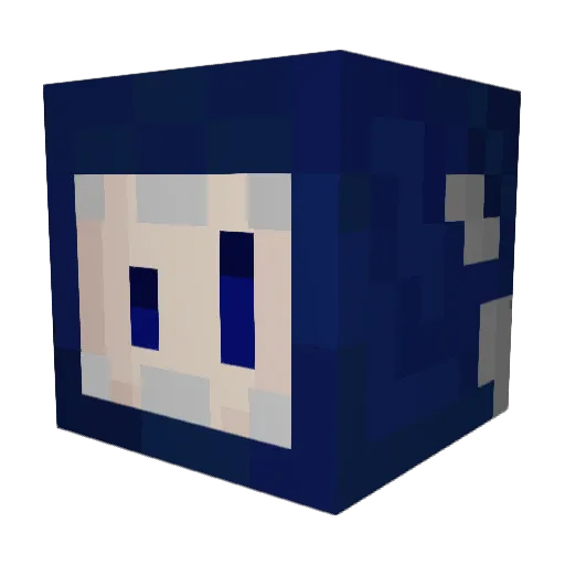 _GameTrigger_ Minecraft avatar head, 3D render