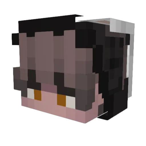 _Game_Breaker_ Minecraft avatar head, 3D render