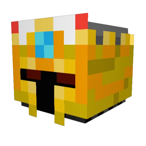 _Gamer07_ Minecraft avatar head, 3D render