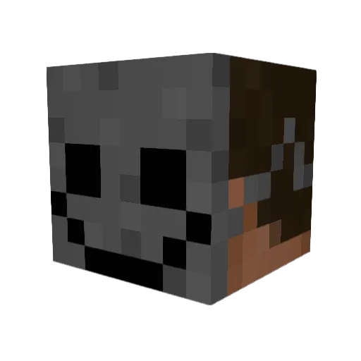 _Gaming_Geek_ Minecraft avatar head, 3D render