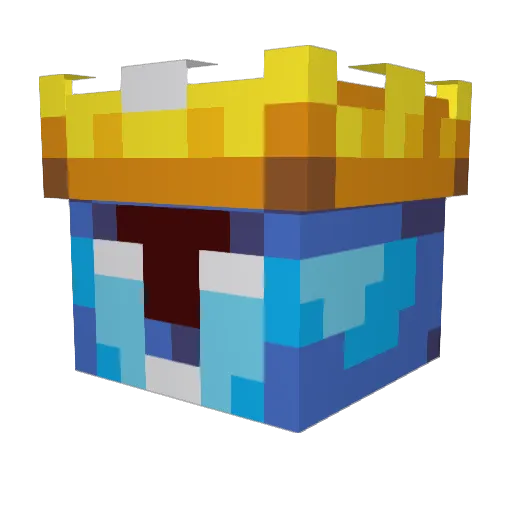 _Gamma__ Minecraft avatar head, 3D render