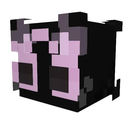 _Gash Minecraft avatar head, 3D render