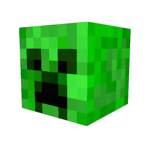 _Gator_5 Minecraft avatar head, 3D render