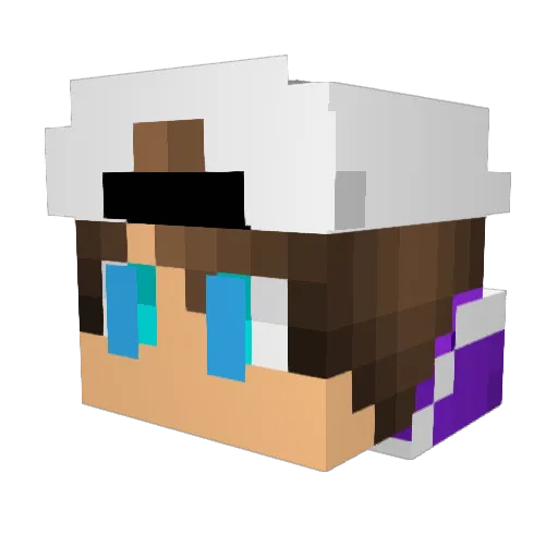 _Gav_ Minecraft avatar head, 3D render