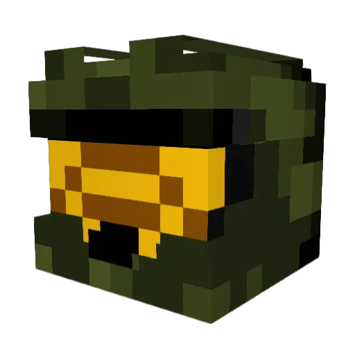 _GeneralJack_ Minecraft avatar head, 3D render