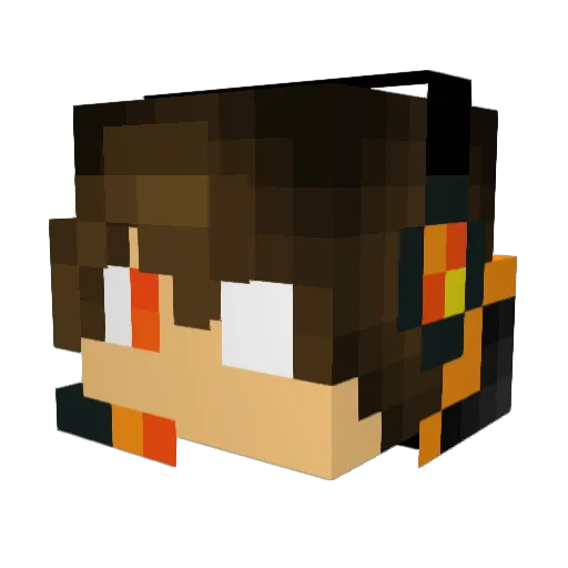 _GermanZZZ_ Minecraft avatar head, 3D render