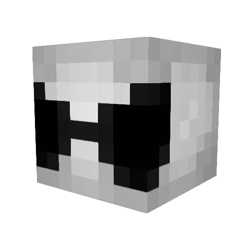 _Ghxst_Bxy_ Minecraft avatar head, 3D render