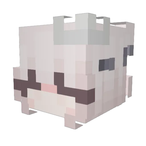 _GiaHuy Minecraft avatar head, 3D render