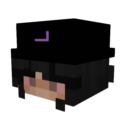 _Giada_ Minecraft avatar head, 3D render