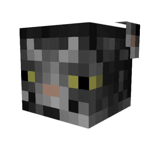 _Ginger_07 Minecraft avatar head, 3D render