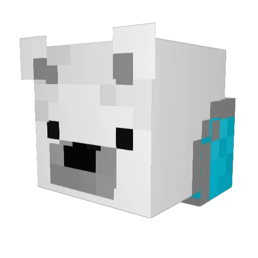 _GoingHam_ Minecraft avatar head, 3D render