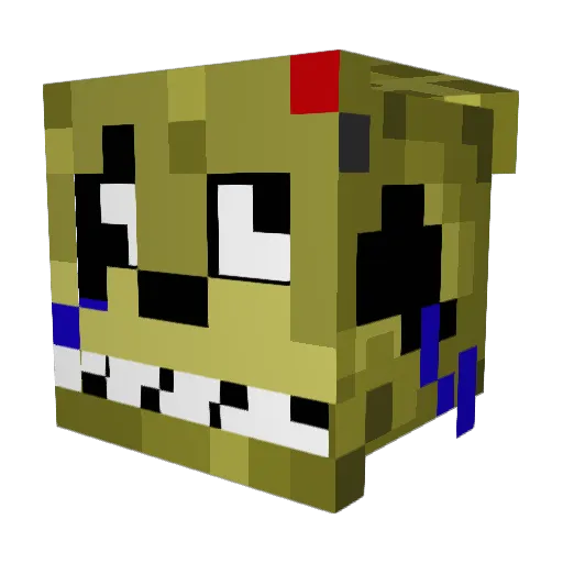 _GolinBr_ Minecraft avatar head, 3D render