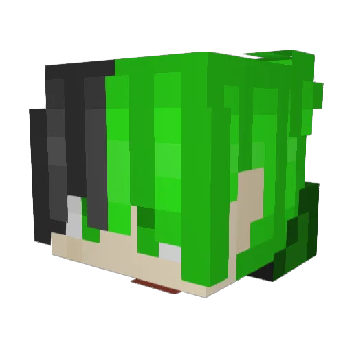 _Gosens Minecraft avatar head, 3D render